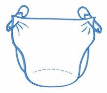 Baby Diaper Outline Images & Pictures Becuo Sco