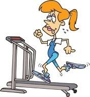 Fitness Training drawing