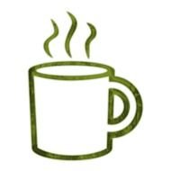 green Coffee Cup drawing