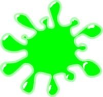 Lime Green Slime At Clkercom Vector Online clipart