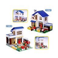 clipart with houses of different types