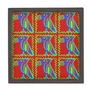 Bright Colorful Fun Toucan Tropical Bird Pattern Premium Gift Box