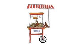 Animal Beaver Cinema Circus drawing