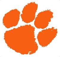Clipart of the orange paw print