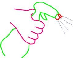 Spray Bottle Cartoon