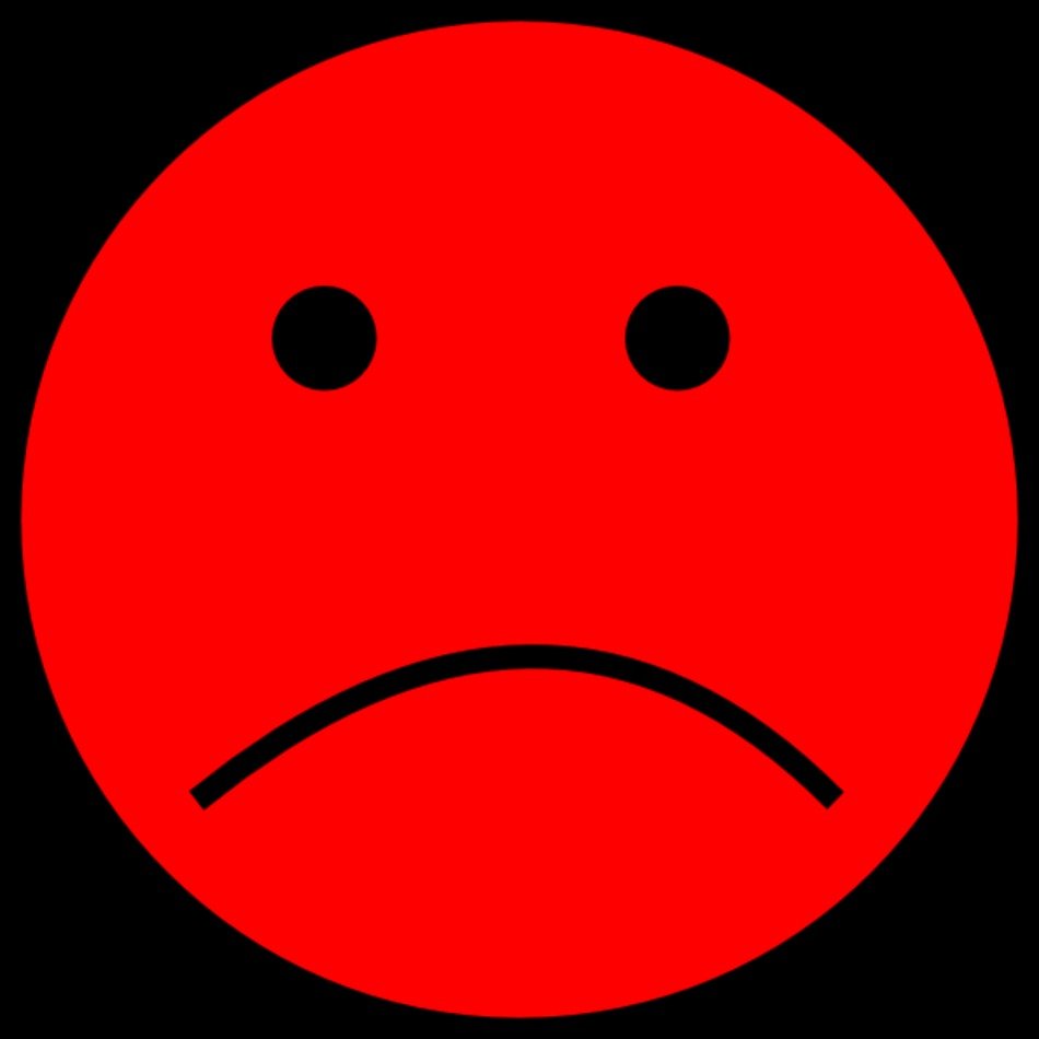 Frowny Face At Clkercom Vector Online Royalty clipart