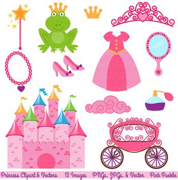 Princess Fairytale Storybook clipart