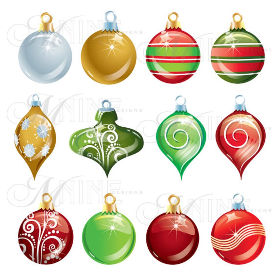 Spark Mninedesigns Holiday Christmas Ornaments