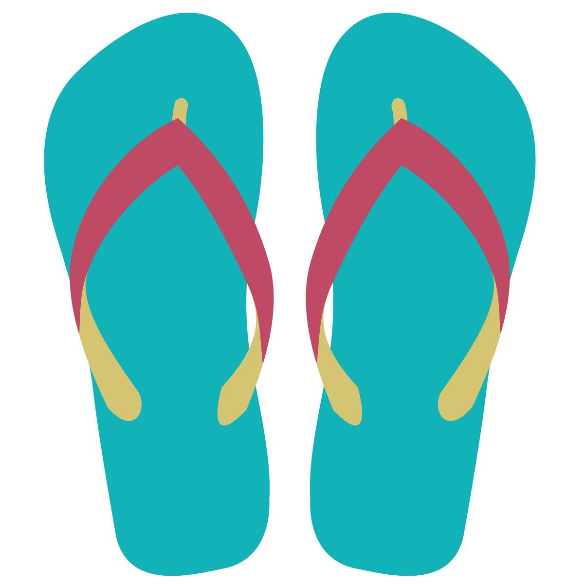 Pink Flip Flops drawing