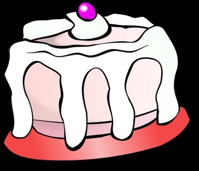 Cake Cartoon Vector