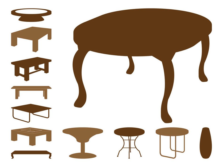 drawn different table models