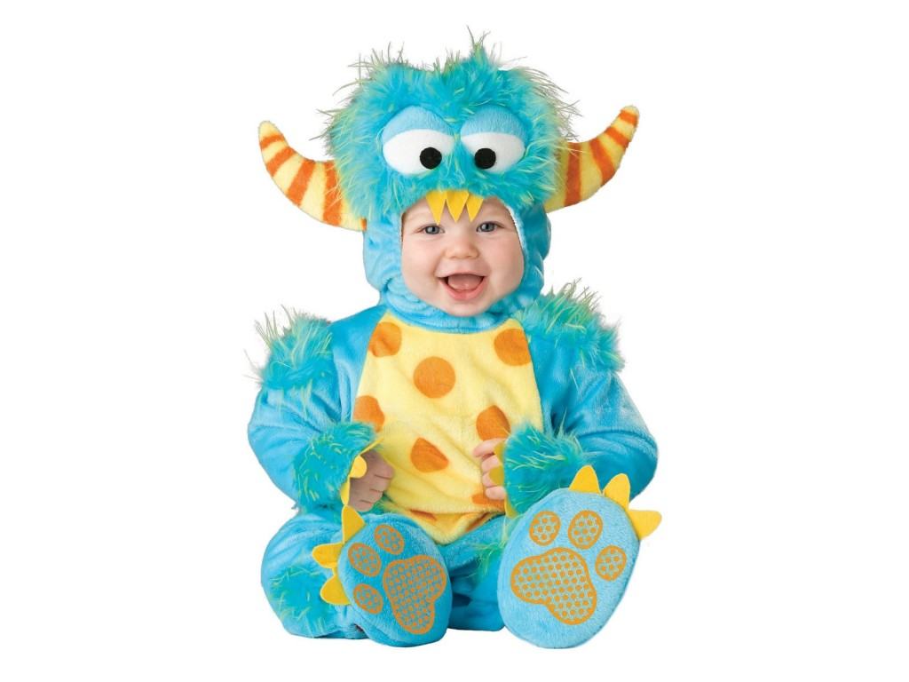 Cute Baby boy in monster costume free image download