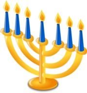 Hanukkah Candles At Clkercom Vector Online