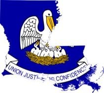 Description Flag Map Of Louisianasvg