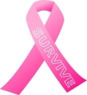 Survive Pink Ribbon At Clkercom Vector Online