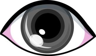 Clipart of Grey Eye