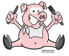 Bbq Pig Cartoon Logos Http Truetoons Coms