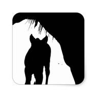 Western Pleasure Horse Silhouette N10