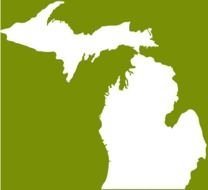 Michigan Green White At Clkercom Vector Online