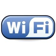 Blue Wifi Logo drawing