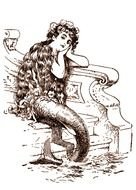 Vintage Digital Stamps drawing