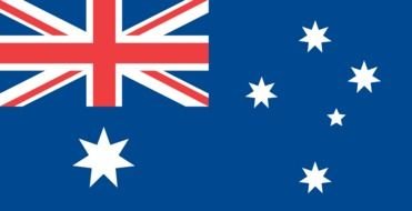 painted blue british flag