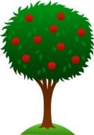 Apple Tree green drawing