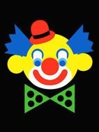 clipart of the clown