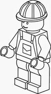 drawn lego worker