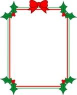Christmas Holiday Borders drawing