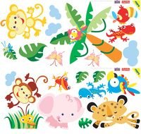 Clip Art of the cute cartoon animals
