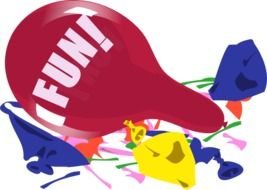 Go Back &gt Gallery For Popped Balloons Drawing