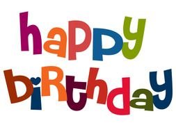 happy birthday Tag drawing