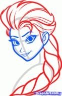 Elsa Cartoon Character How To Draw The Snow Queen From