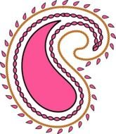 Pasley Pink Orange At Clkercom Vector Online