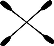 Crossed Paddles At Clkercom Vector Online