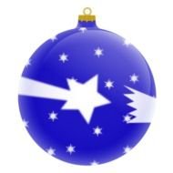 Blue Christmas Ornament Vector Image Public Domain Vectors