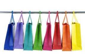 Holiday Shopping bag drawing