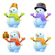 clipart of snowmen