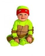 child in a ninja turtle costume as a graphic image