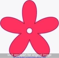 Abstract Flower 8 Cartoon Public Domain Image Wpclipart