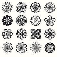 Collection Of 16 Different Black Vector By Studioindigosweden Kr3000