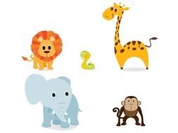 Animals as a picture for clipart