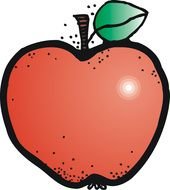 Busy Bees and apple drawing