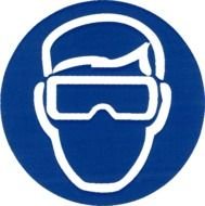 Safety Glasses Must Be Worn Signs & Symbols
