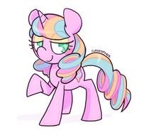 nice pink pony drawing