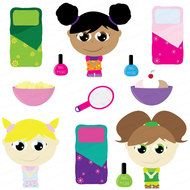 clipart with dolls