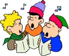 drawn singing boys