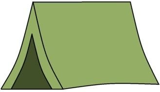tent Woods drawing