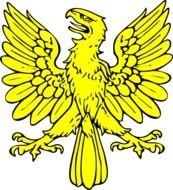 yellow eagle on emblem
